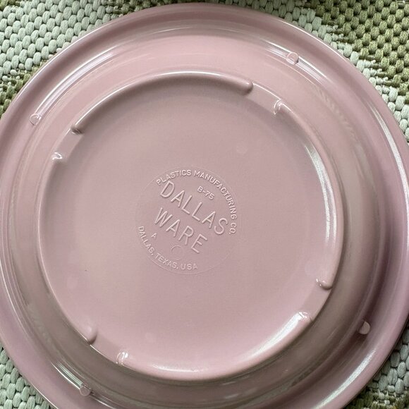 Vintage Dallas Ware Melmac Bowls: Dusty Rose Pink, Set of 4 - Picture 3 of 7